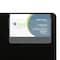 C-Line Products 2" x 3-1/2" Self-Adhesive Business Card Holders, 10/PK, 5PK/BX, 10BX/CT 70257-BX - alternate 1